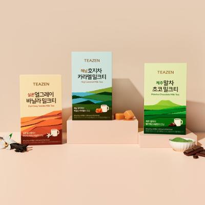 티젠 밀크티 20T 3종 택1 (얼그레이 바닐라, 제주 말차초코, 호지차 카라멜)
