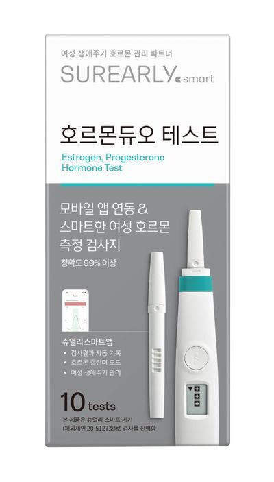 (에겐녀 테스트기) 슈얼리 스마트 검사지 4종 택1(임신/배란/갱년기/호르몬) (기기 별도구매) [의료기기]