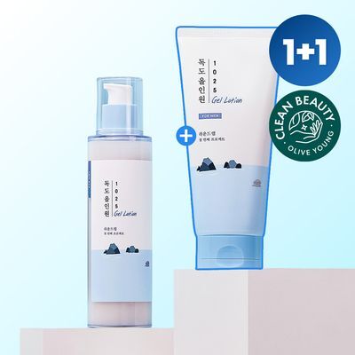 [지성피부/유분케어] 라운드랩 포 맨 1025 독도 올인원 젤로션 200ml+200ml