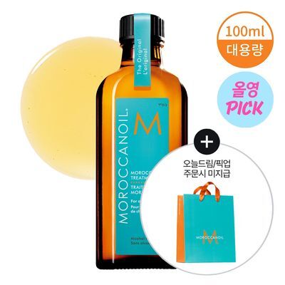 [8월올영픽/대용량] 모로칸오일 헤어 트리트먼트 오리지널 100ml (펌프포함)
