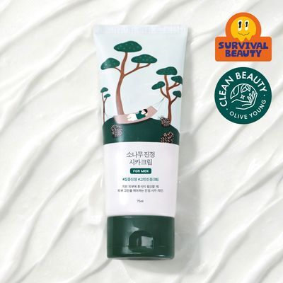 [민감진정] 라운드랩 포 맨 소나무 진정 시카 크림 75ml