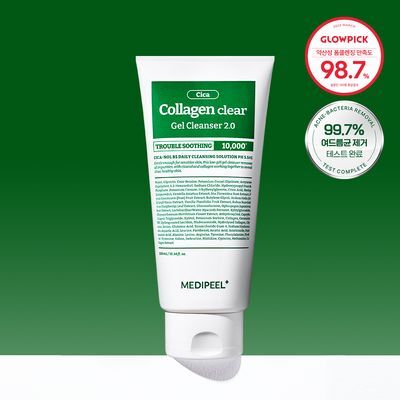 [트러블 진정] 메디필 그린 시카 콜라겐 클리어 젤 클렌저 2.0 300ml