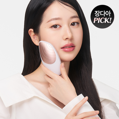 [모공 지우개/딥 클렌징] 장다아 PICK 게스케 소닉 써모 온열 진동클렌저 6 in 1