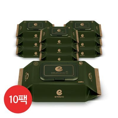 앙블랑 세이프 카키 캡형 68매 x 10팩