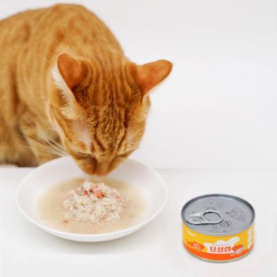 페슬러 묘설렘 내추럴 캔 80g 고양이 습식 캔 (닭고기/닭고기참치/닭고기연어)