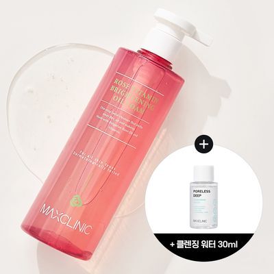 [클렌징 워터 30g 증정] 맥스클리닉 로즈 비타민 브라이트닝 오일폼 310g