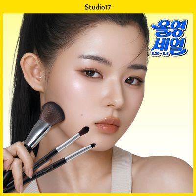 [턱,코,애굣살/윤곽창조] 스튜디오17 쉐딩 브러쉬 세트 (+브러쉬클렌저 10g)