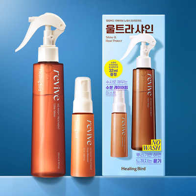 [열보호/윤광] 힐링버드 리바이브 노워시 트리트먼트 울트라 샤인 기획(+딥 모이스처 32ml 증정)