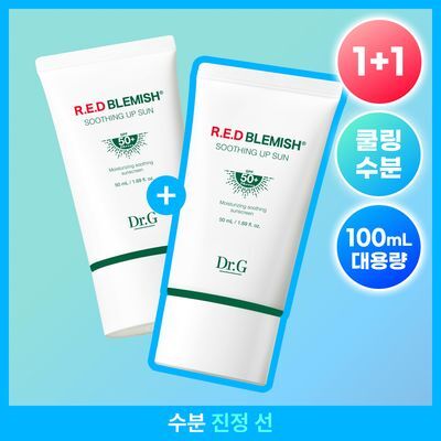 [쫀냐미/수분선] 닥터지 레드 블레미쉬 수딩 업 선 50ml 기획 (1+1기획)