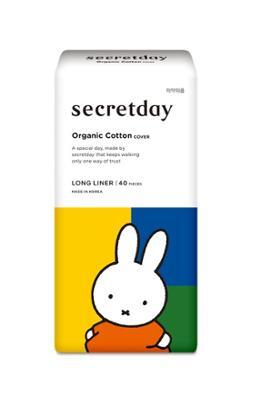 시크릿데이 미피 유기농 팬티라이너 40P