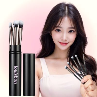 루이본 초부드러운 깃털감촉 메이크업 브러쉬 5종 세트