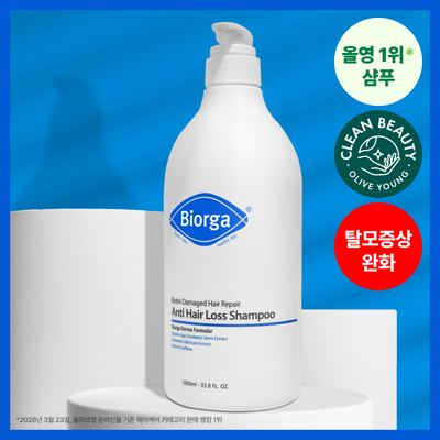 [대용량] 바이오가 바이오틴 손상모발개선 탈모완화 샴푸 돌콩배아 1000ml