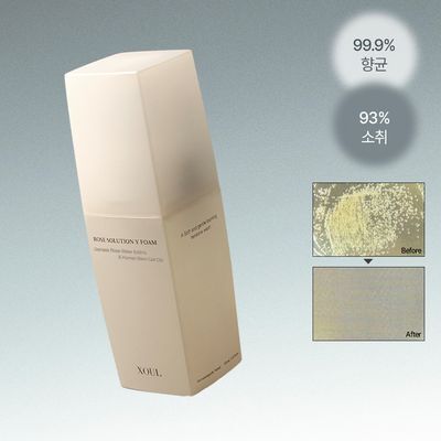 [프리미엄케어] 소울 로즈 솔루션 저자극 와이폼 150ml