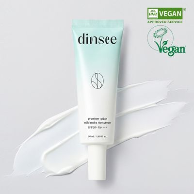 [딘시] 프리미엄 비건 마일드 모이스트 선크림 SPF50+ PA++++ 50ml