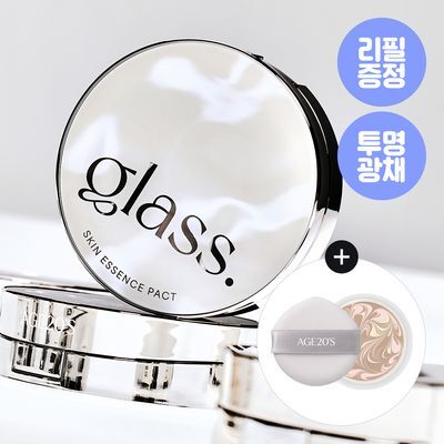 [리필기획] AGE20S 글래스 스킨 에센스 팩트 글로우(본품+리필)