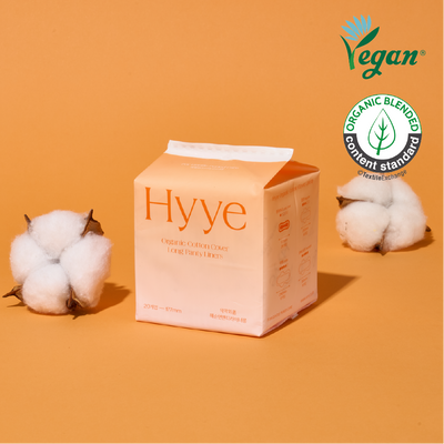 혜(Hyye) 유기농 순면커버 팬티라이너 롱 20P
