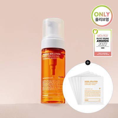 [리뷰이벤트/50만병 판매기념]바솔 이너밸런싱 포밍워시 여성청결제 150ml/300ml (단품/기획) 4종 택 1