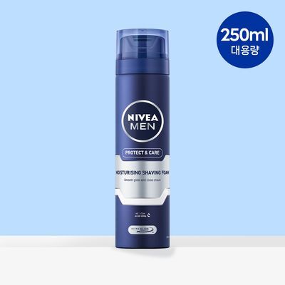 [대용량] 니베아 맨 프로텍트 앤 케어 쉐이빙 폼 250ml