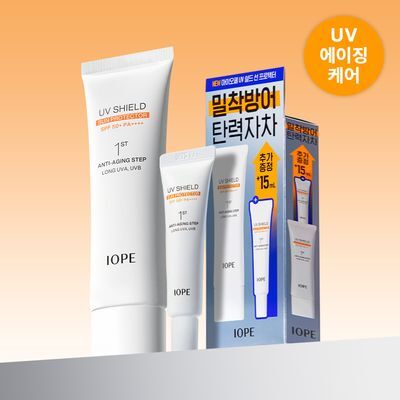 [화잘먹/기미개선]아이오페 UV쉴드 선프로텍터 50ml 기획(+15ml)