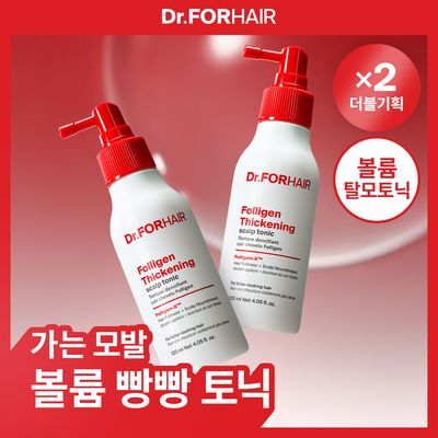 [두피영양제] 닥터포헤어 폴리젠 씨크닝 스칼프 토닉 120ml 더블기획