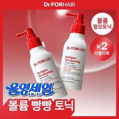 [두피영양제] 닥터포헤어 폴리젠 씨크닝 스칼프 토닉 120ml 더블기획