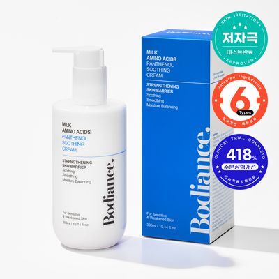 바디언스 밀크아미노산 판테놀 진정 바디크림 300ml