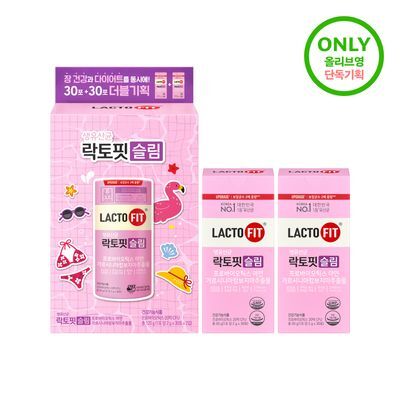 [포켓몬 에디션] 락토핏 슬림 30포/더블기획 (+팽도리 틴케이스 증정) (15일/30일분)