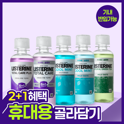 [휴대용 모음전] 리스테린 가글 100ml 5종 택1