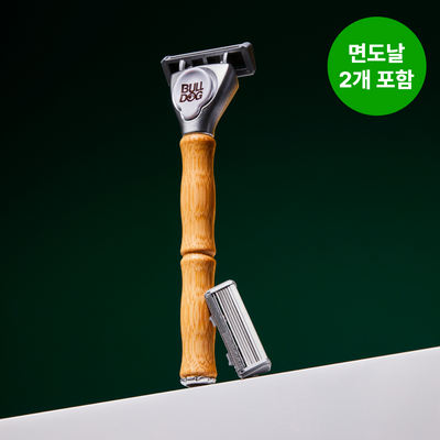 불독 오리지널 대나무 5중날 면도기(핸들1입+날2입)