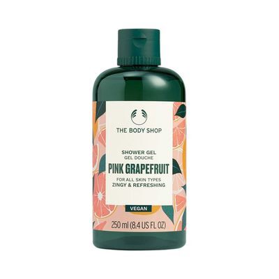더바디샵 핑크 그레이프후룻 바디 핸드케어 3종 세트(샤워젤250ml+핸드크림30ml+샤워볼)