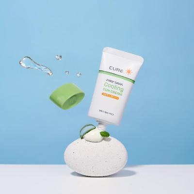 김정문알로에 큐어 워터 스플래쉬 쿨링 선크림 40ml [쿨링선크림]