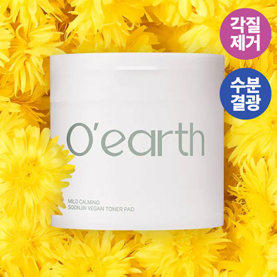 O'earth Dandelion Soothing Toner Pad 90 sheets