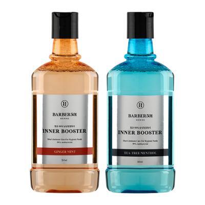 바버501 이너 부스터 남성청결제 263ml 2종(티트리 멘톨/진저민트)