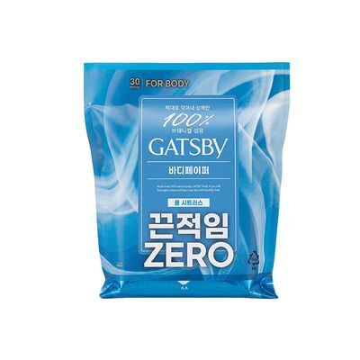[대용량/뽀송쿨링] 갸스비 데오도란트 샤워 티슈 쿨시트러스 30매
