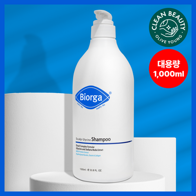 [모발영양 강화] 바이오가 글라이신 우유단백질 샴푸 1000ml 대용량