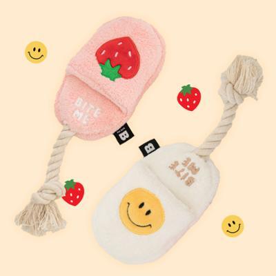 바잇미 슬리퍼 터그 장난감 (바스락/삑삑/노즈워크)