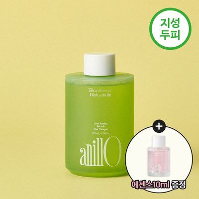 [지성두피/헤어식초] 아닐로 라임썬데이 리프레시 헤어 비니거 200ml (쿨링&정수리 냄새 케어)
