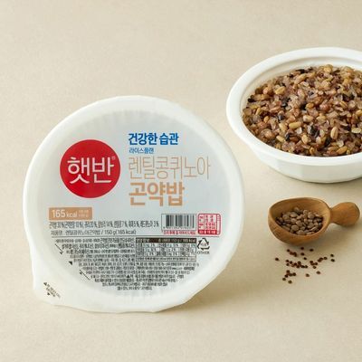 햇반 렌틸콩 퀴노아 곤약밥 150g X 24개