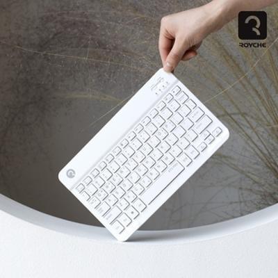 로이체 충전식 휴대용 블루투스 무선 키보드 KT5 PRO (펜타그래프 타입) 2color(블랙/화이트)