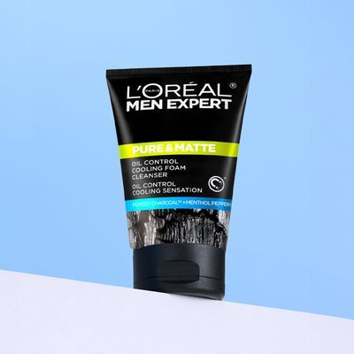 로레알파리 맨 퓨어앤매트 숯파우더 클렌징폼 100ml