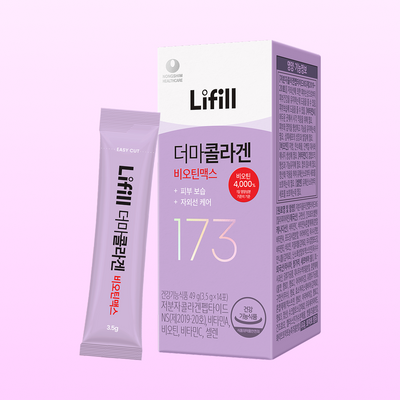 [신민아PICK] 라이필 더마콜라겐 비오틴맥스 최저분자 173달톤 콜라겐 12+2포