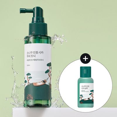 [소취케어] 라운드랩 소나무 진정 시카 두피 토닉 100ml 기획(+샴푸 50ml)
