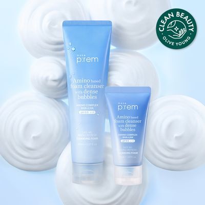 [약알칼리성] 메이크프렘 세이프 미 아미노 리프레시 클렌징폼 150ml 기획 (+50ml)