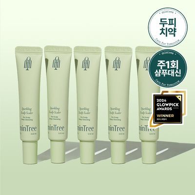 MINTREE Carbonated Bubble Scalp Scaler 75g (5x15g, 75 total)