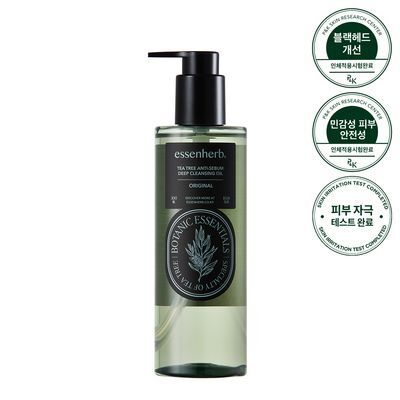 [NEW] 에센허브 티트리 안티세범 딥 클렌징오일 300ml