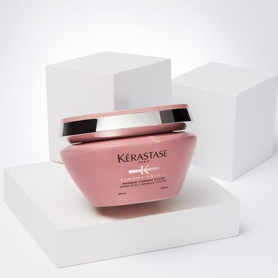 [염색모 케어/헤어팩] 케라스타즈 크로마 압솔뤼 헤어 마스크 200ml