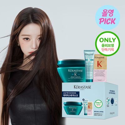 [8월올영픽/극손상모 헤어팩] 케라스타즈 레지스턴스 테라피스테 헤어 마스크 200ml 기획/단품