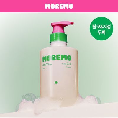 [피지컨트롤/두피청정]모레모 카페인바이옴 샴푸 지성용 495ml