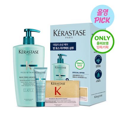 [8월올영픽/손상케어] 케라스타즈 방 포스 아키텍트 샴푸 500ml 기획/단품