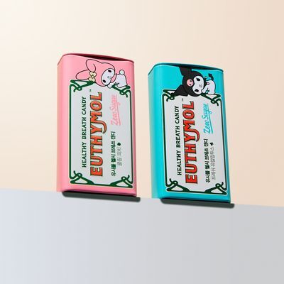 유시몰 헬시브레쓰캔디 산리오 콜라보 기획 2종 택1 (쿨링피치 / 프레쉬 유칼립투스)